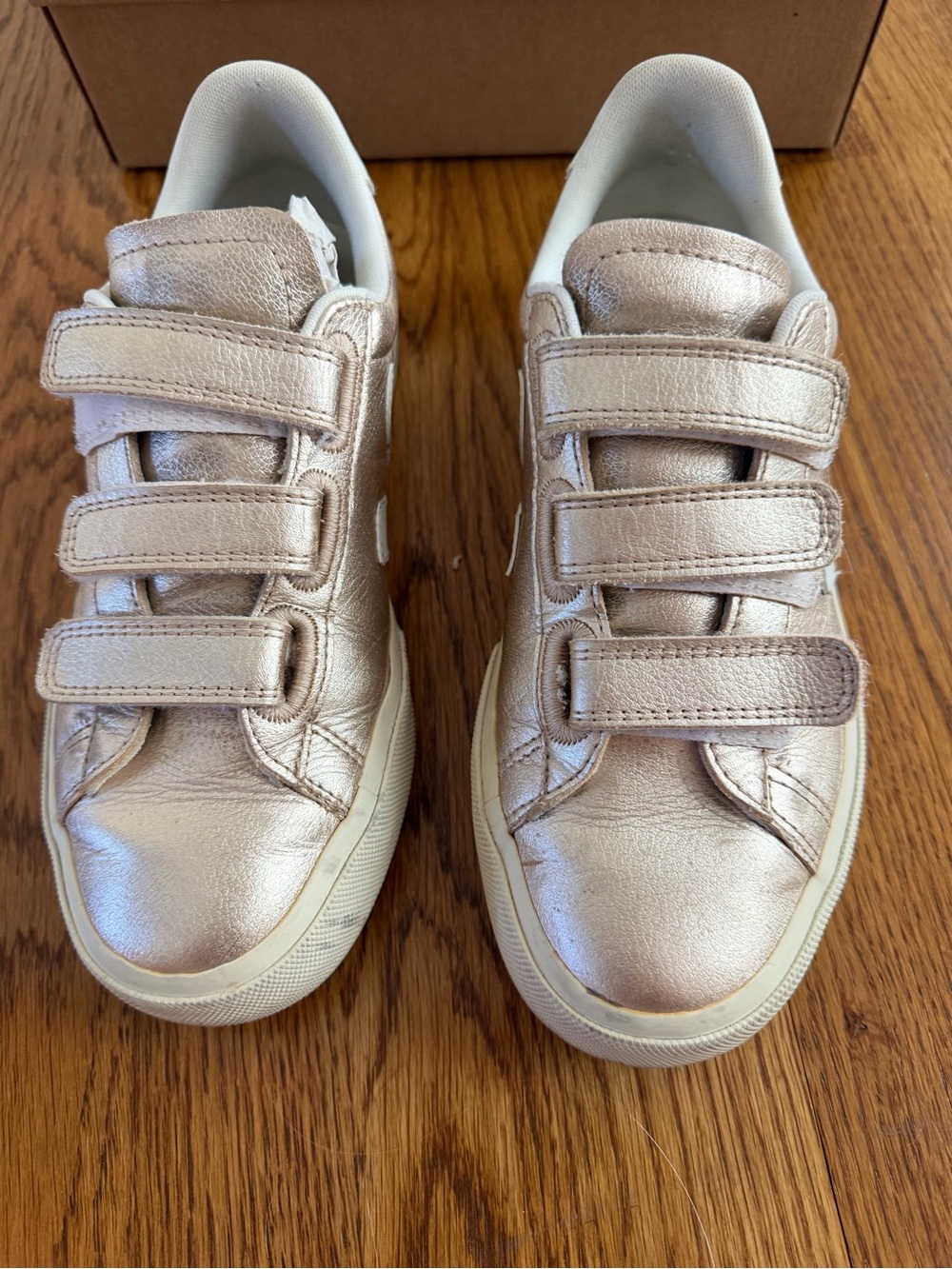 Veja Recife Chromefree Gold Sneakers - Picture 7 of 9
